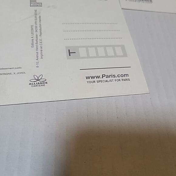 Lot Of 8 Postcards Of Paris Collectible Never posted, Beautiful Art - Picture 10 of 10